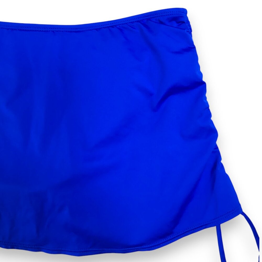 NWT OLD NAVY- WOMENS- SIZE- SM- Swim Skirt- BLUE Gathered -Skort-Comfortable - Picture 12 of 16